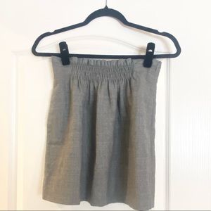 J crew Skirt Size 6 Stretch front wool blend grey